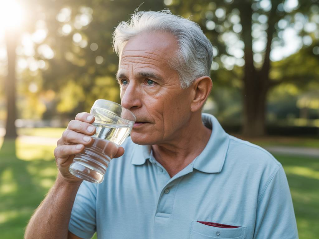 Why am I not thirsty and what it means for senior hydration